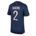 Paris Saint-Germain Achraf Hakimi #2 Voetbalkleding Thuisshirt 2023-24 Korte Mouwen